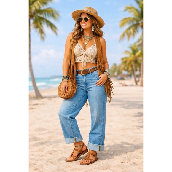 American Eagle Outfitters Denim - AMERICAN EAGLE Stovepipe Cuff Crop Jeans
